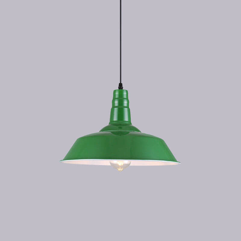 Industriële Elegante Groene Hanglamp in  Meerdere Formaten