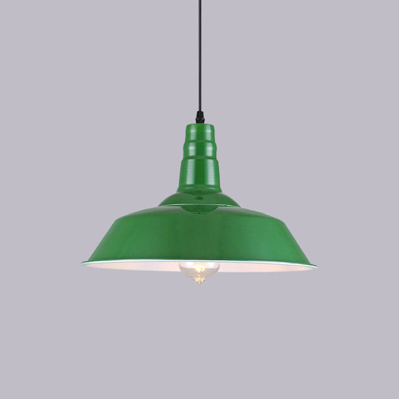 Industriële Elegante Groene Hanglamp in  Meerdere Formaten