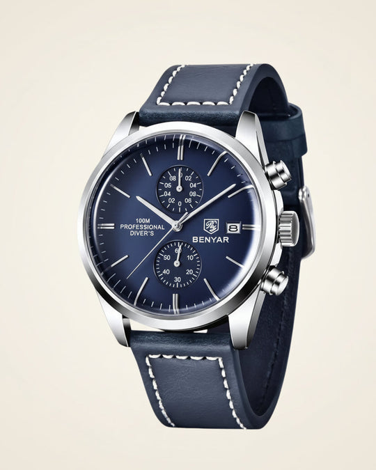Elegant Stainless Steel Dress Watch