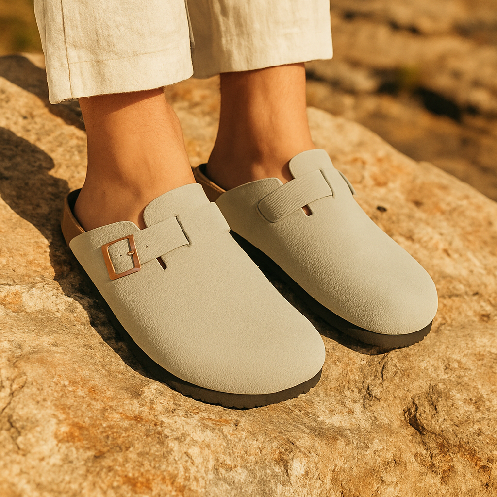 Classic Suede Open Back Loafers