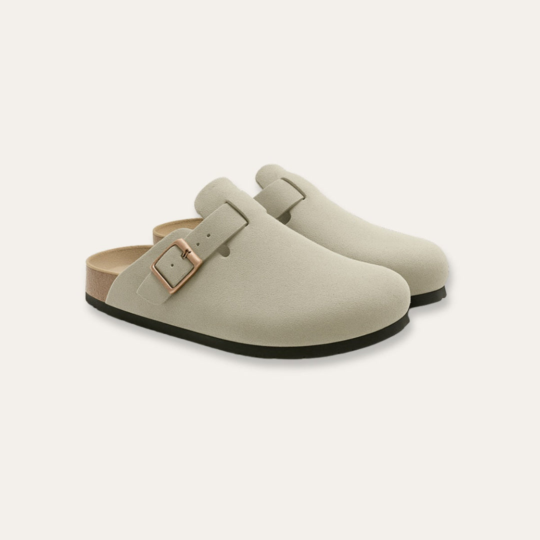 Classic Suede Open Back Loafers