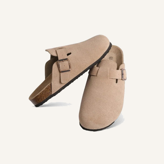 Classic Suede Open Back Loafers