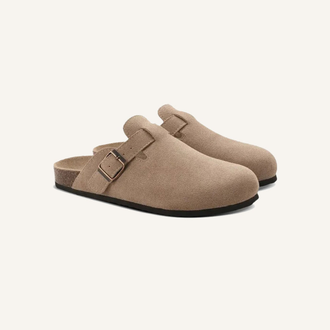 Classic Suede Open Back Loafers