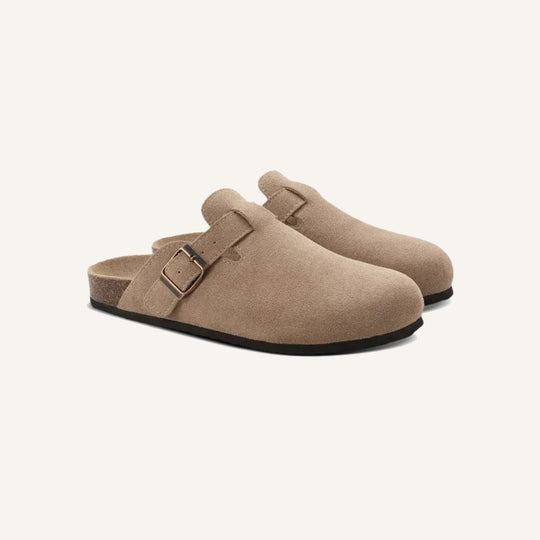 Classic Suede Open Back Loafers