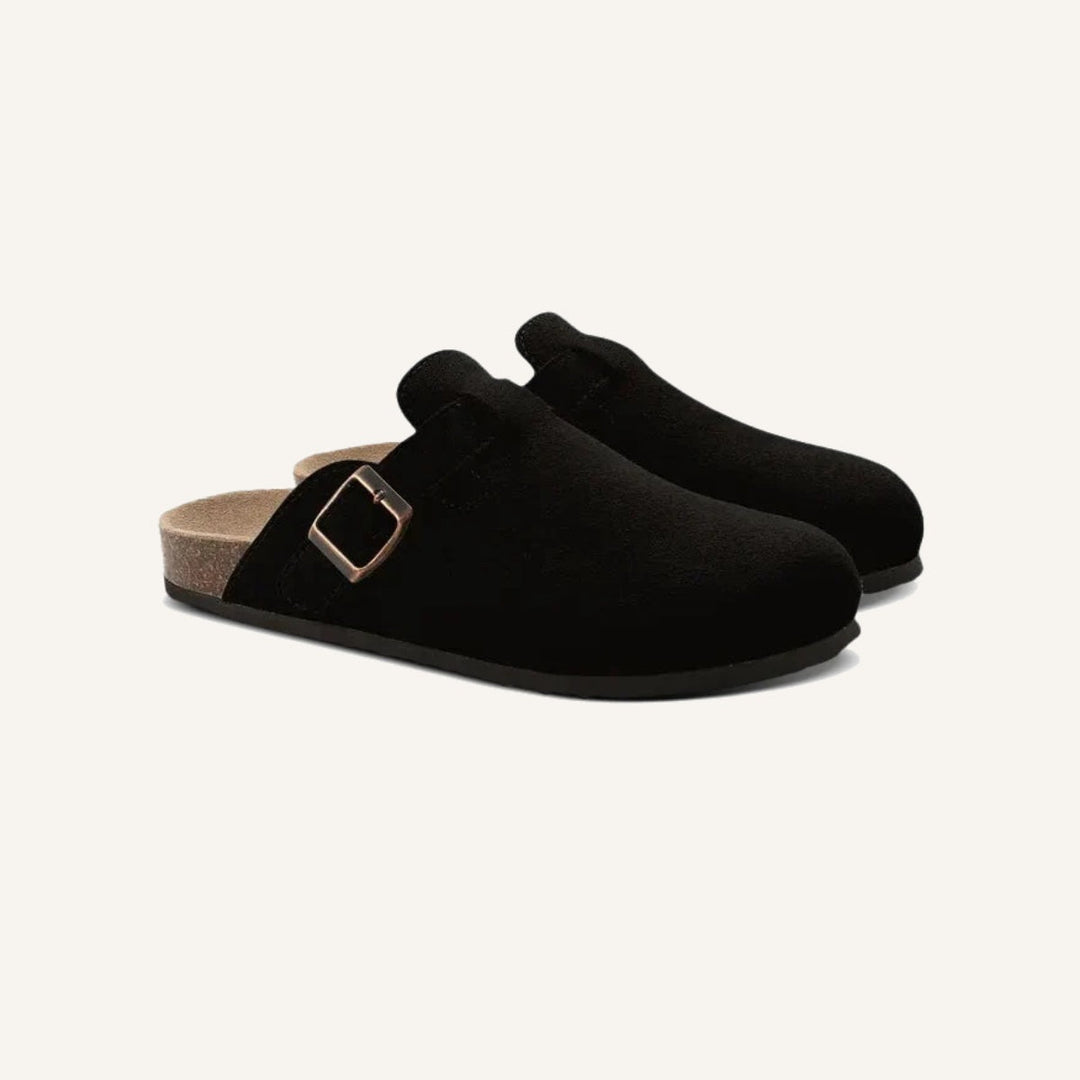 Classic Suede Open Back Loafers
