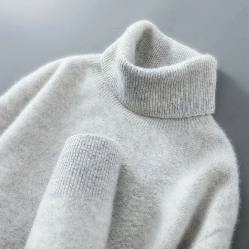 Elegante Collo Alto in Lana