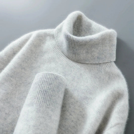 Elegante Collo Alto in Lana