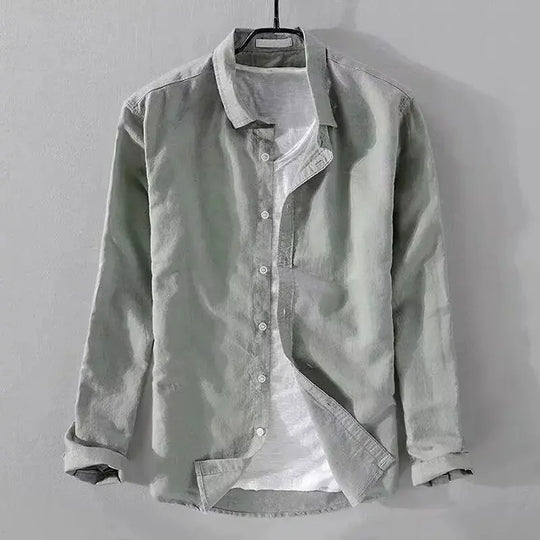 Casual Katoen-Linnen Shirt
