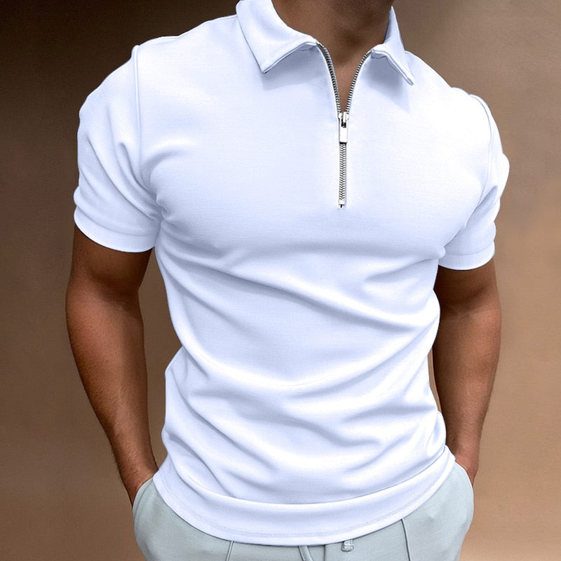 Poloshirt met Rits