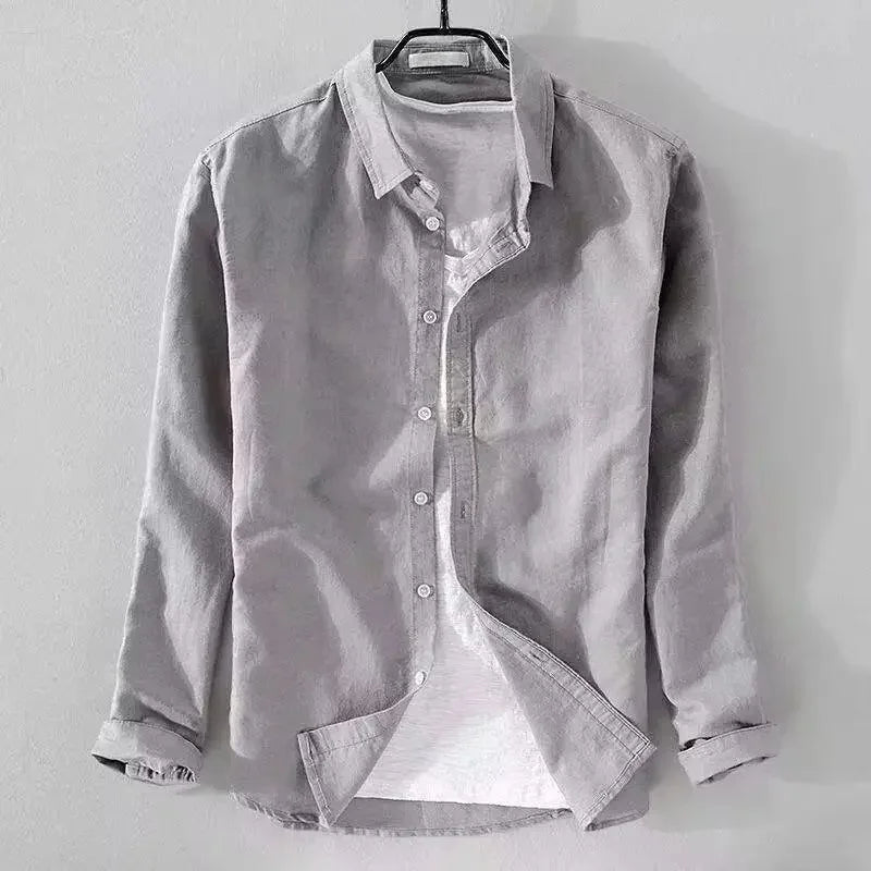 Casual Katoen-Linnen Shirt