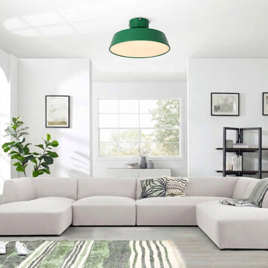 Scandinavische LED Plafondlamp met Acryl Kap
