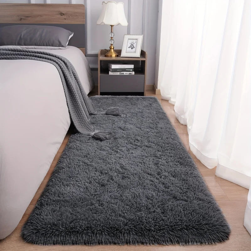 Ultrazacht pluche vloerkleed – Modern, wasbaar tapijt voor slaap- en woonkamer