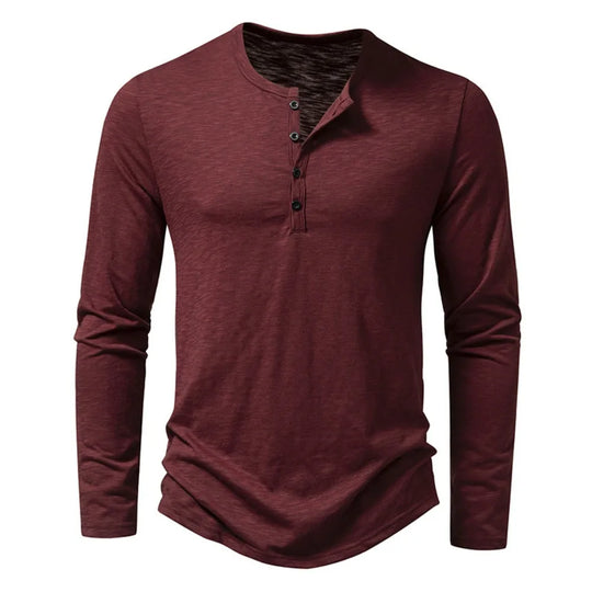 Lange mouwen katoenen poloshirt