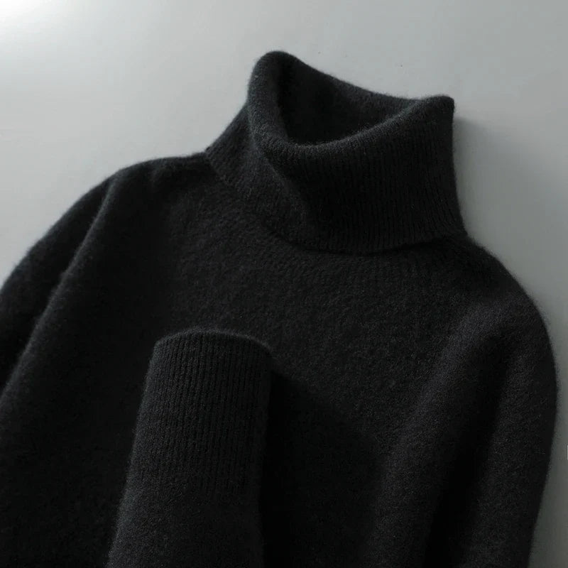 Elegante Collo Alto in Lana