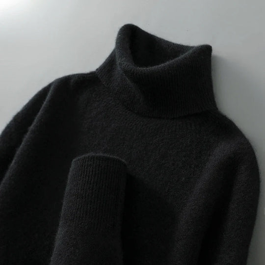 Elegante Collo Alto in Lana
