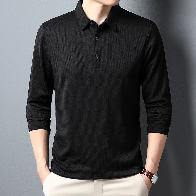Stijlvolle poloshirt met lange mouwen