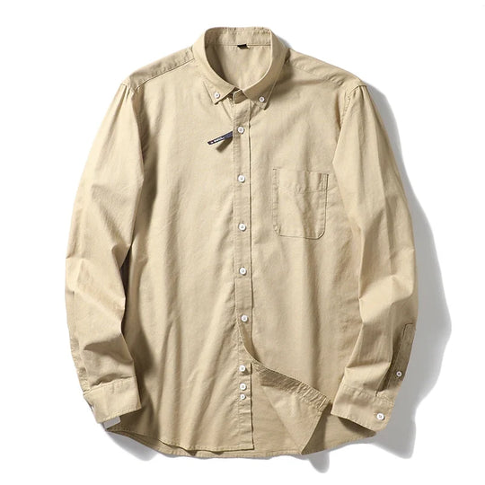 Katoenen heren shirt