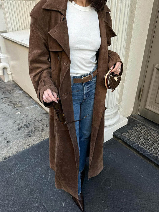 Frejas Suède Trenchcoat™ | Imitatie-suède