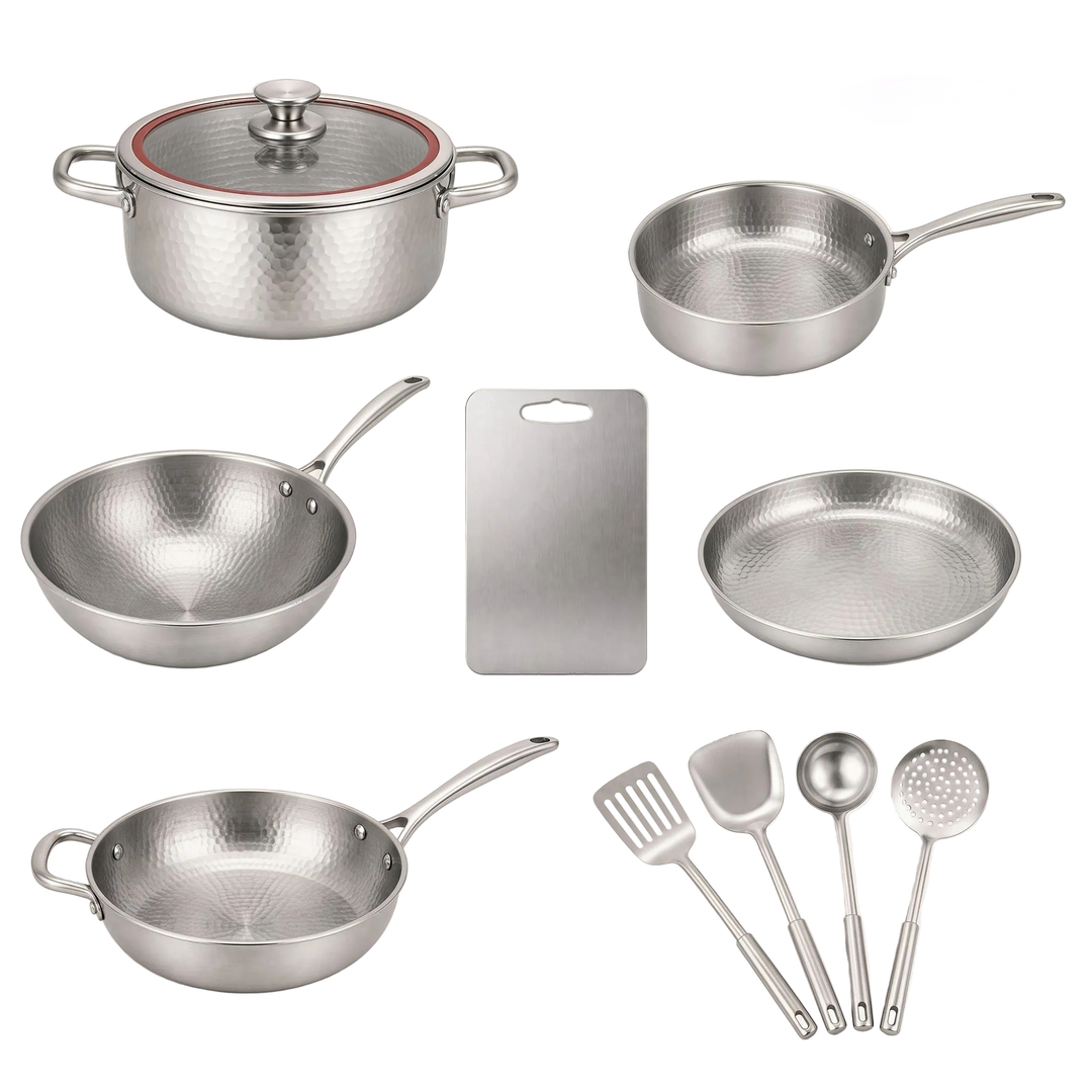 Gehamerde Titanium Ultieme Keukenbundel