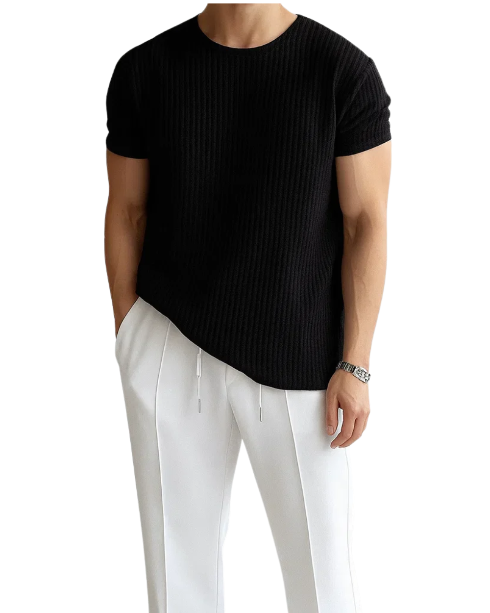 Chic Knitted T-Shirt