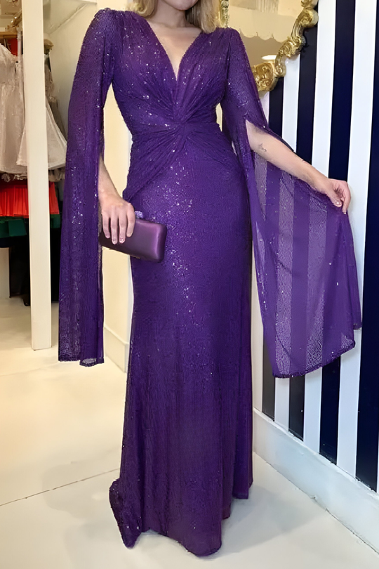 Mira™ | Stijlvolle Shimmer Maxijurk