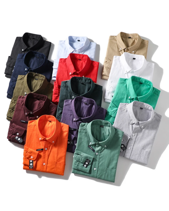 Katoenen heren shirt