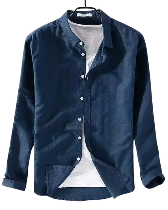 Casual Katoen-Linnen Shirt