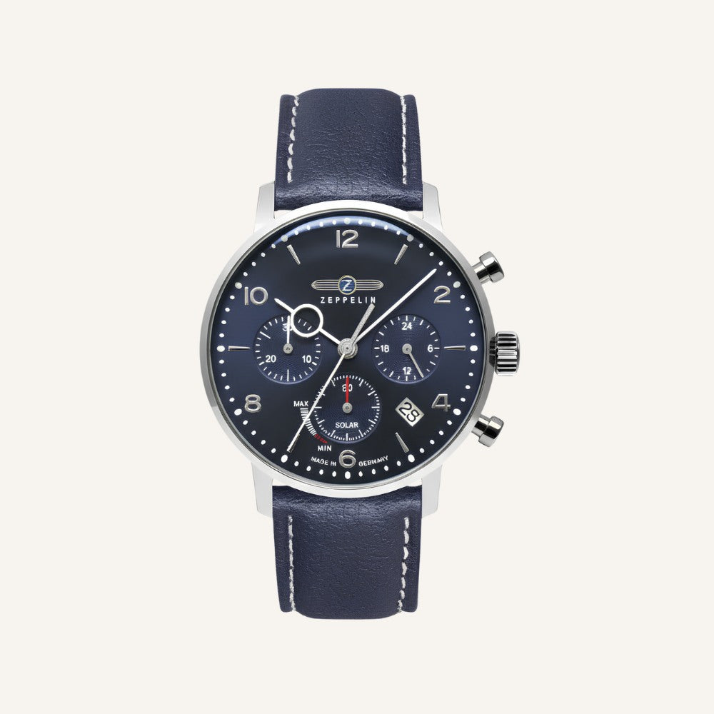 Zeppelin 100 Jaar Blauwe Chronograaf Watch