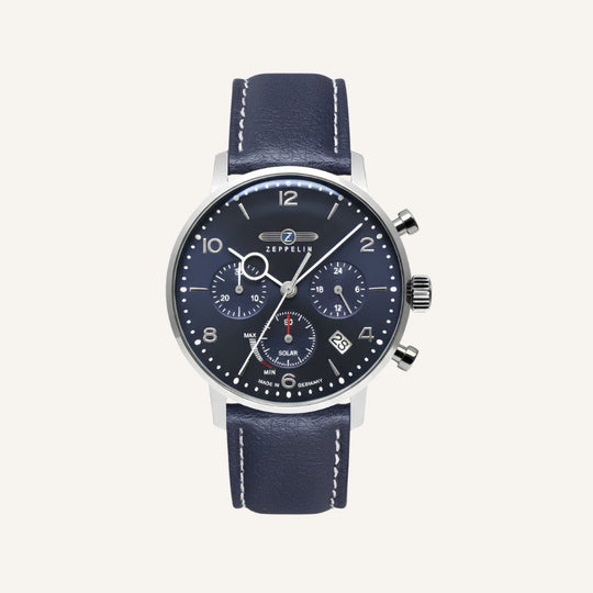 Zeppelin 100 Jaar Blauwe Chronograaf Watch