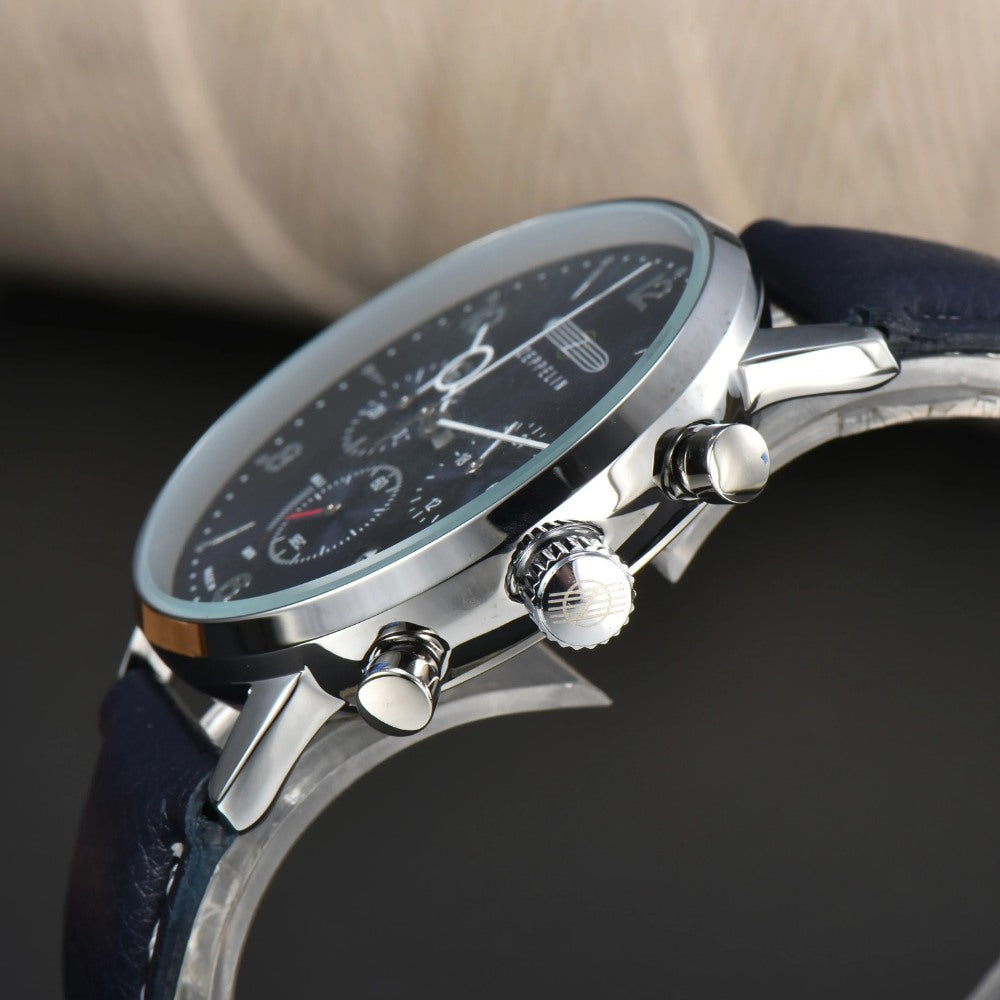Zeppelin 100 Jaar Blauwe Chronograaf Watch