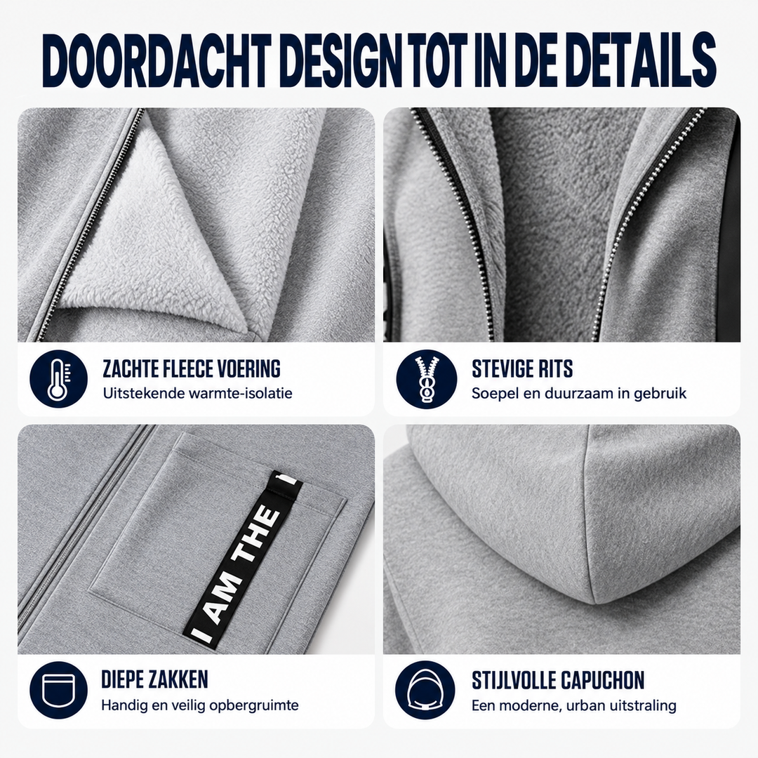 Eliza™ | Comfortabele Vestjas met Capuchon