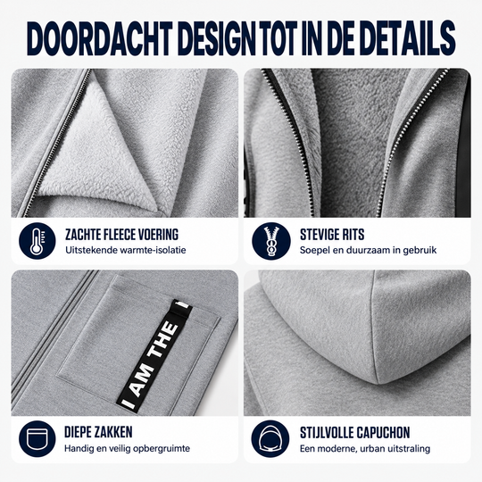 Eliza™ | Comfortabele Vestjas met Capuchon