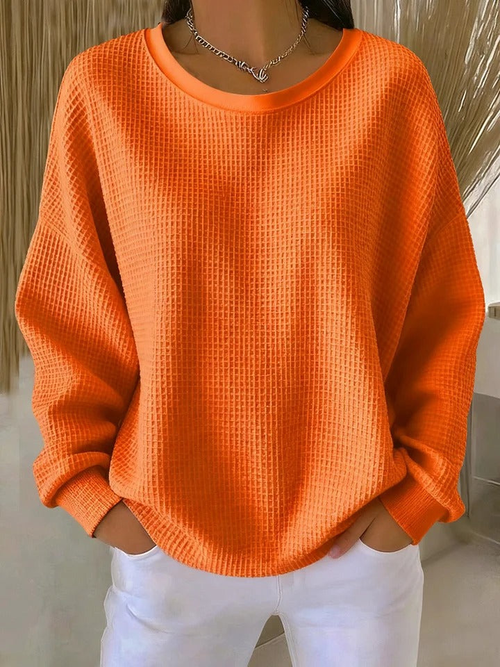 Sari™ | Casual Textuur Gebreide Trui