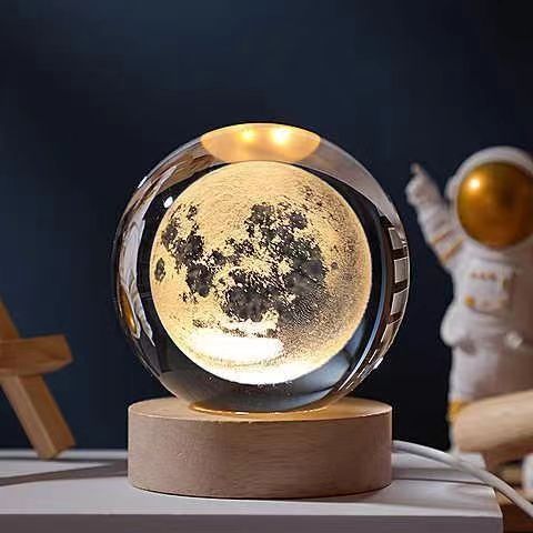 Spatio – Orb 3D Kristallen Nachtlamp