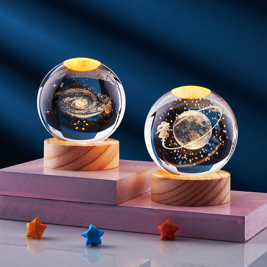 Spatio – Orb 3D Kristallen Nachtlamp