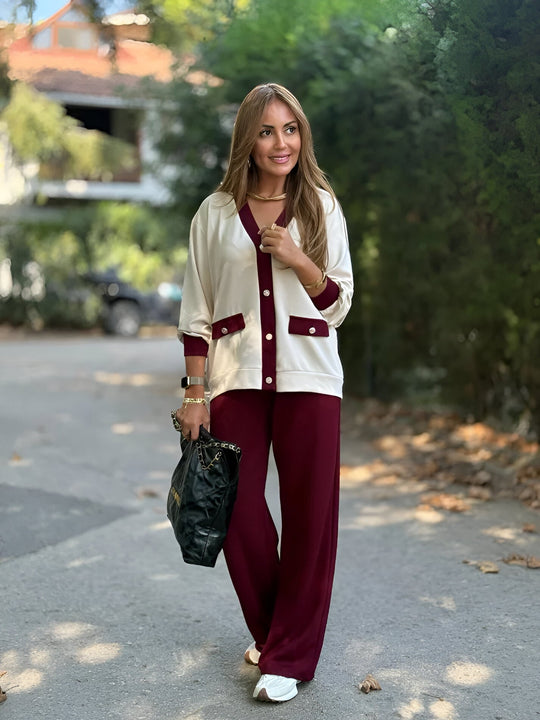 Verona™ | Modieuze 2-Delige Casual Set