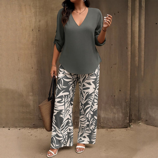 Marielle™ | Elegante Set Met Bladprint