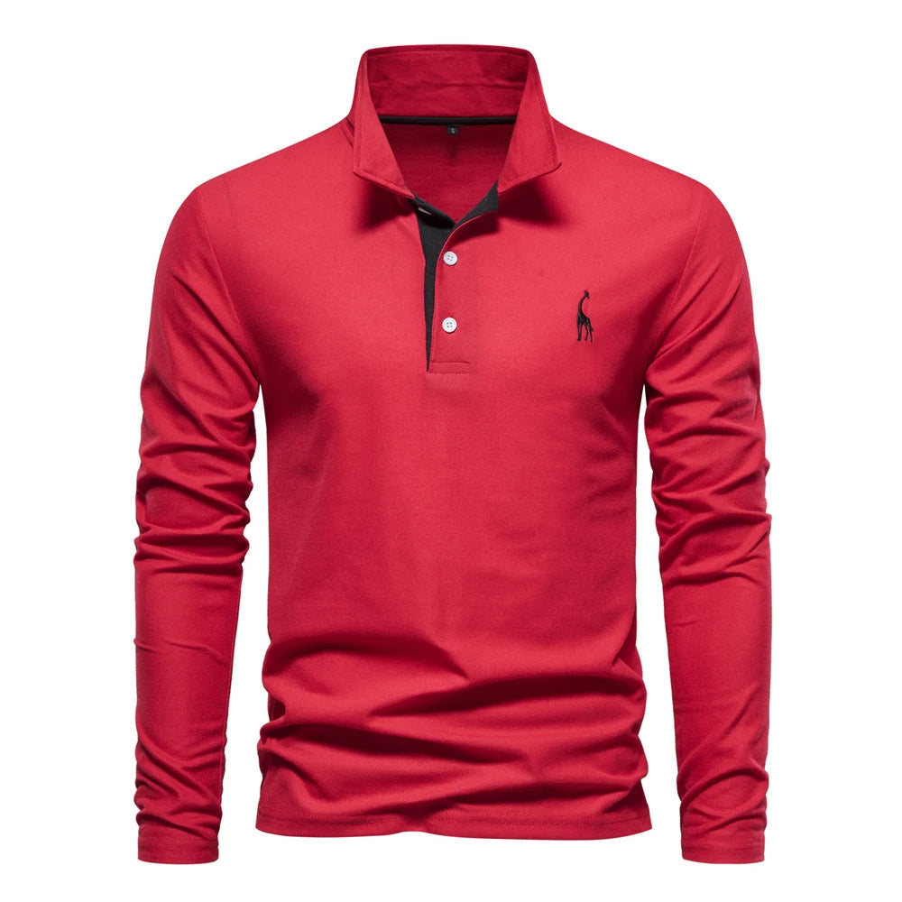 Casual Lange Mouwen Poloshirt