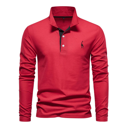 Casual Lange Mouwen Poloshirt