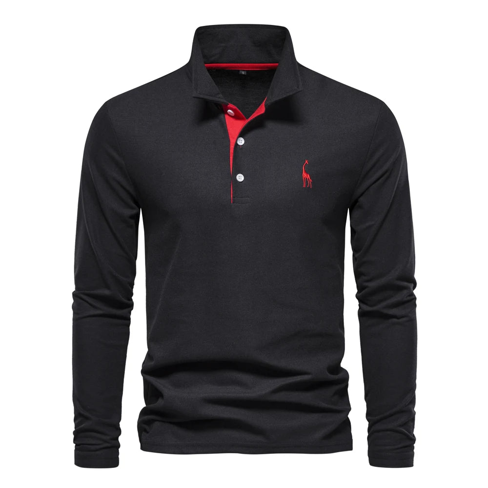 Casual Lange Mouwen Poloshirt