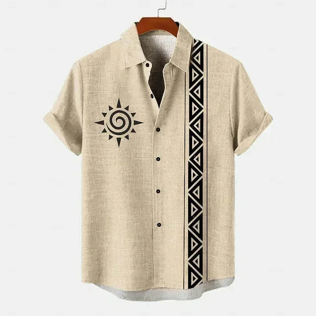 Retro Korte Mouwen T-shirt