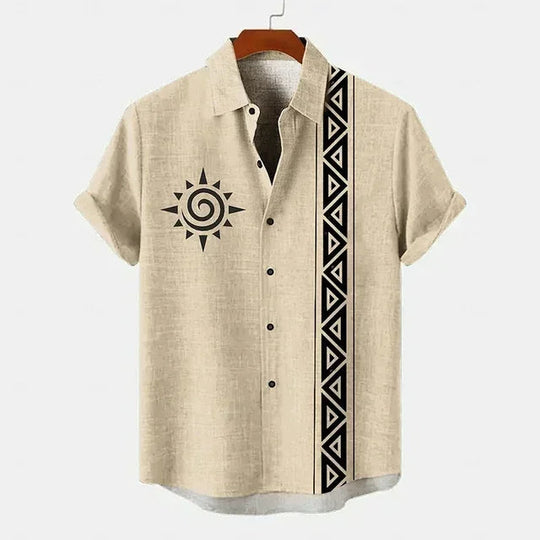 Retro Korte Mouwen T-shirt
