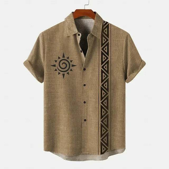 Retro Korte Mouwen T-shirt