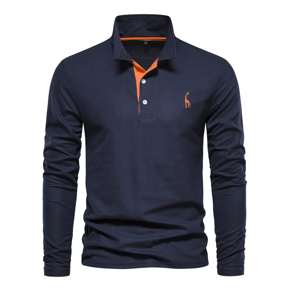 Casual Lange Mouwen Poloshirt