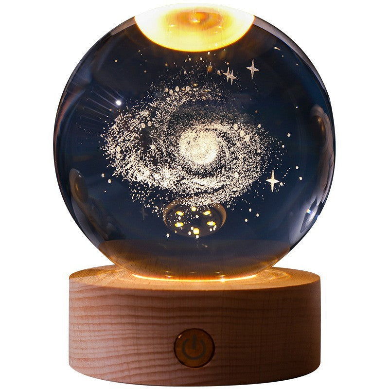 Spatio – Orb 3D Kristallen Nachtlamp