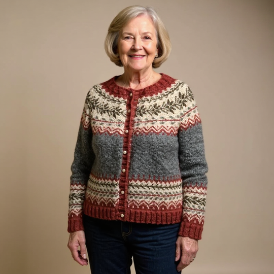 Jessica | Vintage Eiland-Cardigan
