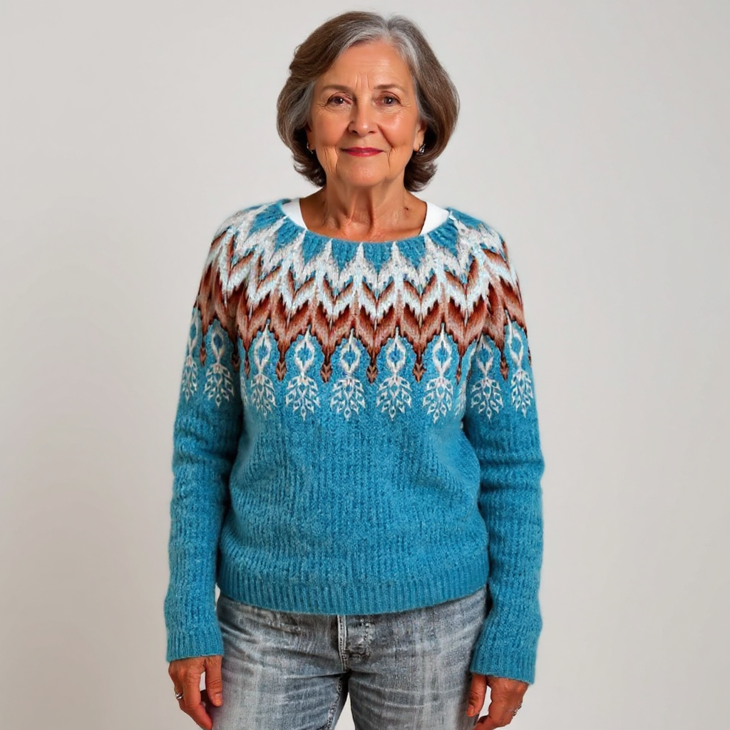 Elaine | Vintage Eilandenpullover