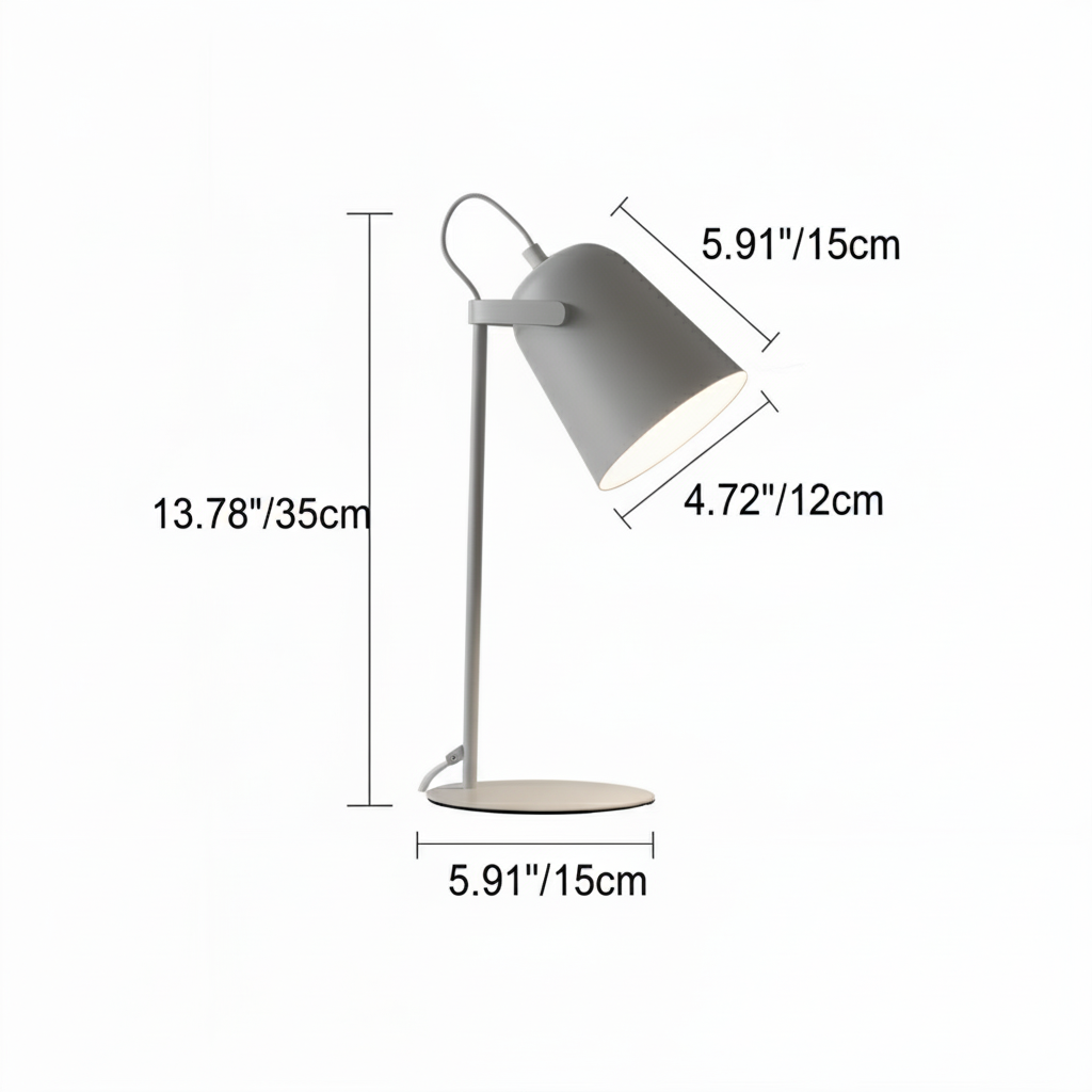 Kleurrijke Bureaulamp met Scandinavisch Design