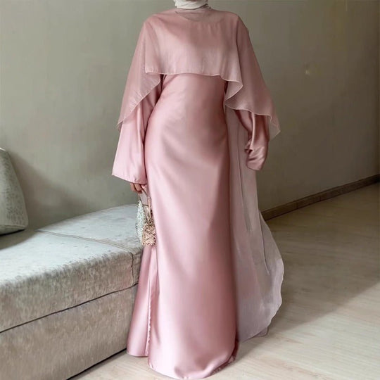 Remu™ | Elegante satijnen maxi jurk