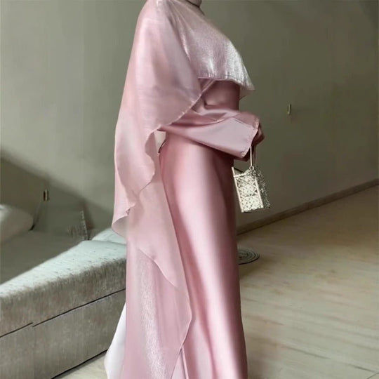 Remu™ | Elegante satijnen maxi jurk